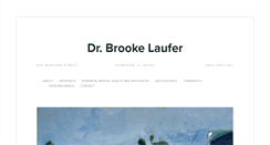 Desktop Screenshot of drbrookelaufer.com